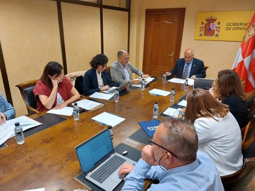 Reunión de trabajo // Fuente: Subdelegación de Gobierno Reunión de trabajo // Fuente: Subdelegación de Gobierno